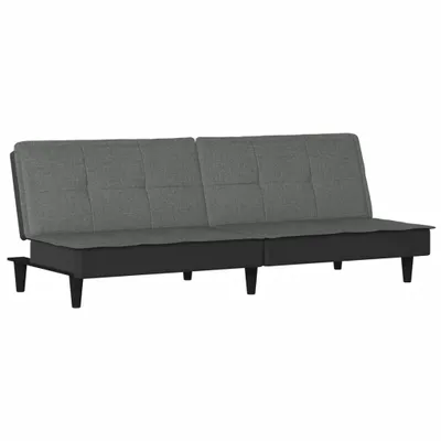 Produktbild von vidaXL Schlafsofa Dunkelgrau Stoff
