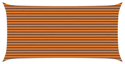 Produktbild von vidaXL Sonnensegel Orange und Braun 6 x 3 m 100 % Polyester Oxford
