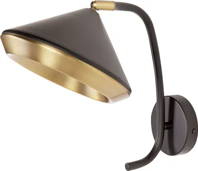 Produktbild von BELIANI Wandlampe Kupferfarben / Schwarz aus Eisen Industrial Style Modern Elegant für Wohnzimmer Schlafzimmer Flur