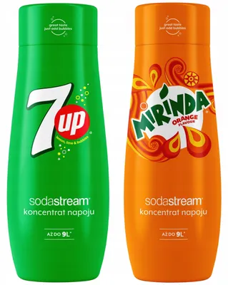 Produktbild von 2er-Set SodaStream Mirinda+7UP Konzentrate