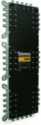 Produktbild von Televes 714506, 5 Eingänge, 29 Ausgänge, 950 - 2400 MHz, 47 - 862 MHz, 12 dB, 6 dB