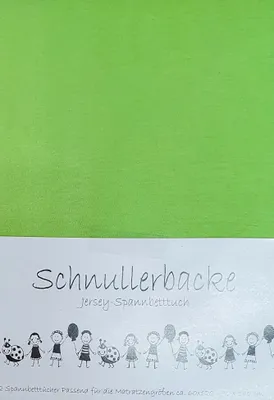 Produktbild von 2er Set Baby Jersey Spannbetttuch Schnullerbacke    gelb