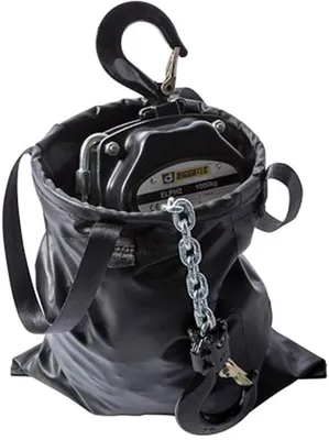 Produktbild von Riggatec Handkettenzug Schwarz - Traglast 0,25 t - Hubhöhe 10,0 m
