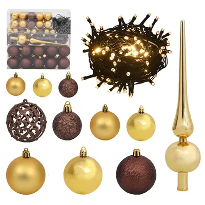 Immagine prodotto di 120 pezzi di decorazioni natalizie con albero di Natale 300 LED