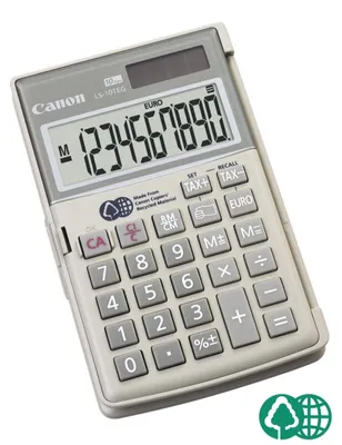 Zdjęcie produktu dla Canon LS-10TEG, Kieszeń, Kalkulator finansowy, 10 cyfr(y), Szary