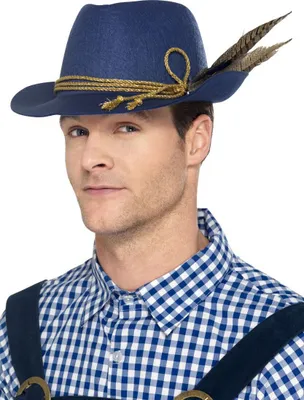 Produktbild von Trachtenhut blau