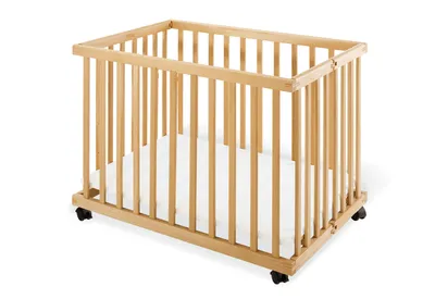 Image de Parc pour bébé « Levin » petit modèle, pliable, non traité