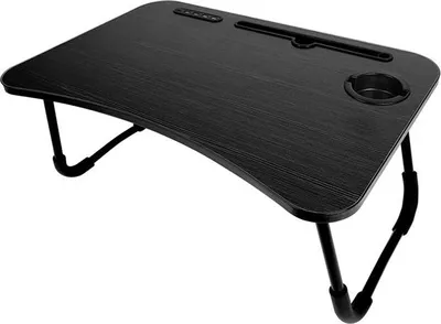 Produktbild von Computertisch mit USB-Anschlüssen und Ständer, faltbarer Laptopständer