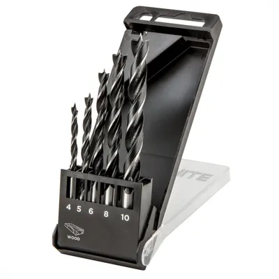 Obrázek produktu pro GRAPHITE Spirálový vrták do dřeva, 4,0 - 10 mm, sada 5 ks.