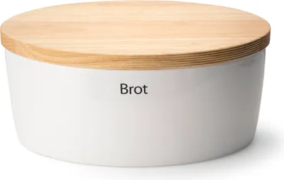 Produktbild von Continenta Brottopf Keramik oval, weiß 36x23x15,5cm