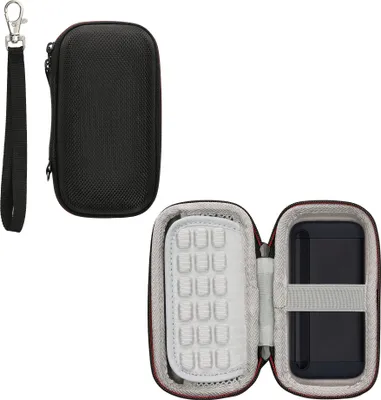 Produktbild von kwmobile Hülle kompatibel mit Crucial X8 SSD SSD Festplatte - Case Tasche für portable SSD - Tragetasche mit Schlaufe - Schwarz