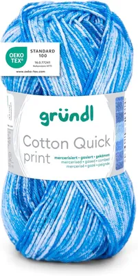 Produktbild von Gründl Baumwolle quick print,50g/125m,100% Baumwolle,Farbverlauf 255