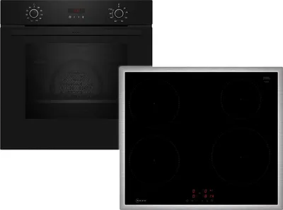 Produktbild von Neff BX46PIB0, Zonen-Induktionskochfeld, 4 Zone(n), Glaskeramik, Schwarz, Berührung, 58,3 cm