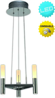 Produktbild von Näve - LED Pendelleuchte 3flg., Maße: h: 150cm; d: 28,4cm; 7074942