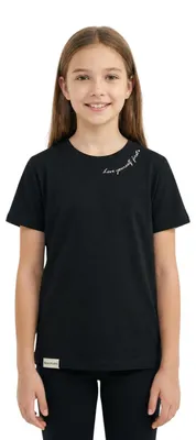 Immagine prodotto di Maglietta da bambina - Nero - Taglia 158 - 100% cotone - Abbigliamento per bambini