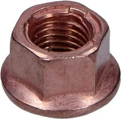 Produktbild von Mutter M10x1,25, selbstsichernd, mit Flansch, SW 14 mm, Flansch-Ø 19,5 mm, 10 Stück