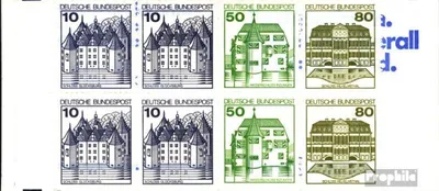 Produktbild von Briefmarken BRD (BR.Deutschland) 1982 Mi MH24e (kompl.Ausg.) postfrisch Burgen und Schlösser