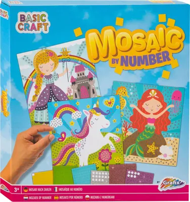Produktbild von Mozaika Wyklejanie po Numerach Różowa Jednorożec