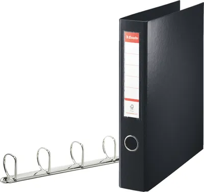 Produktbild von Esselte Ringbuch DIN A4 schwarz 4 D-Ring-Mechanik