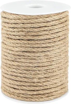 Produktbild von Famanu Juteseil 6 mm Dicke - 30 m Bastelseil für DIY und Gartenarbeiten
