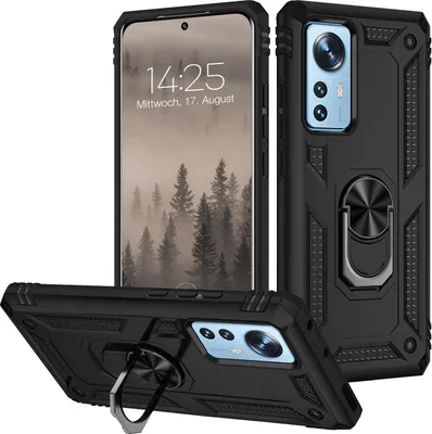 Produktbild von Armor Outdoor Handyhülle für Xiaomi 12 Pro Handy Panzer Case Cover Schutzhülle Farbe: Schwarz