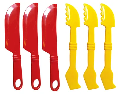 Produktbild von EDUPLAY 370068 Modelliermesser, 6-teilig (1 Set)