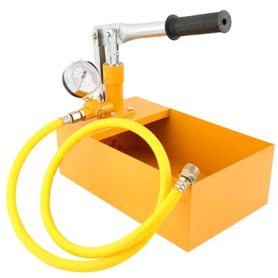 Zdjęcie produktu dla Aluminiowy tester ciśnienia wody 2,5 MPa 25 KG Ręczna hydrauliczna pompa testowa Maszyna z G1/2