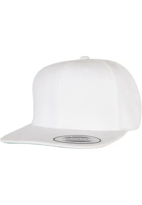 Image de FLEXFIT 6089M | Classic Snapback Cap / Casquette / Bonnet / Chapeau - Couleur : Blanc - Taille : One Size