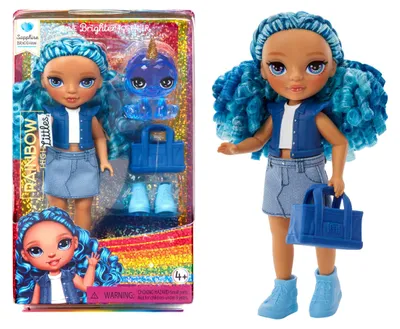 Produktbild von Rainbow High Littles Dolls- Sapphire (Blue), Modepuppe, Weiblich, 4 Jahr(e), Junge/Mädchen, Mehrfarbig