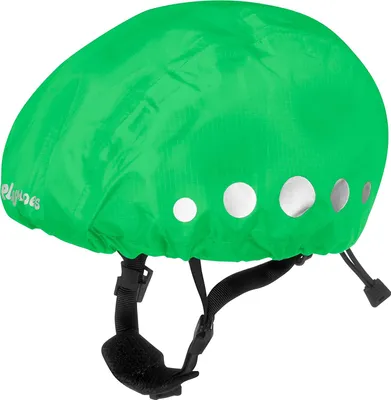 Produktbild von Regenschutz-Fahrradhelm-Polyester-Grüngröße S