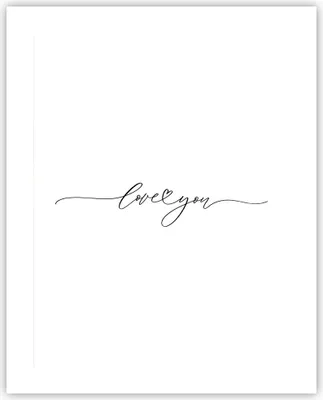 Produktbild von Poster - Poster ohne Rahmen - Ich liebe dich handschriftlich - 40x50 cm - Wand Bild - Wanddeko - Wandbilder - Kunstposter - Wandposter - Bilder - Kunstdruck - Wanddekoration - P2XPA40x50-4644