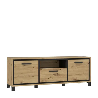 Produktbild von TV-Unterschrank TRONDHEIM von Forte Artisan Eiche / Schwarz Eiche | 1
