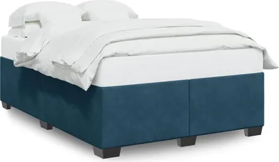 Obrázek produktu pro vidaXL Rám postele modrý 160x200 cm sametový