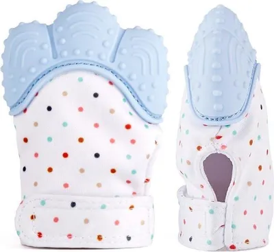 Produktbild von Baby-Beißhandschuh | Zahnen | BPA-frei | 1 Stück | Blau