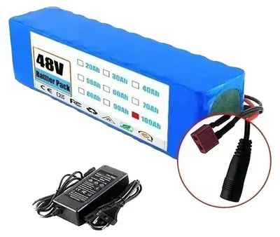 Obrázek produktu pro Lithium-iontová baterie, 48V, kapacita 100Ah, nabíječka T-DC