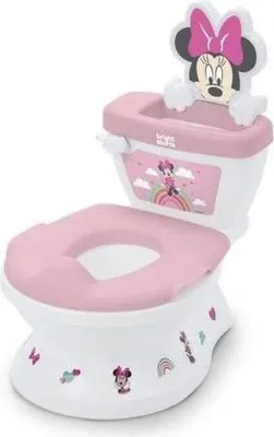 Produktbild von DISNEY BABY – MINNIE – Mini-Toilette mit Toilettensitzverkleinerer. 2-in-1. MySize. Leicht zu reinigendes, abnehmbares Töpfchen.