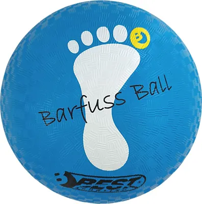 Produktbild von Best Sporting Barfuß Fußball I Leichter Ball Größe 5 I blauer Sportball I hochwertiger Kickball I Kinder Spielball aus Soft-Gummi