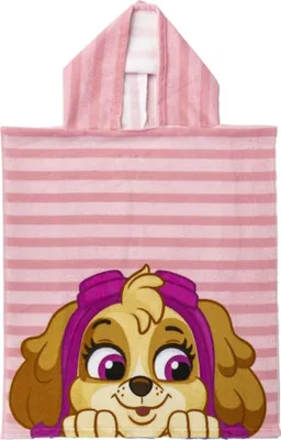 Produktbild von Frottéhandtuch mit Kapuze The Paw Patrol Rosa 50 x 115 cm