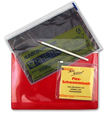 Produktbild von Kunststofftafelset 4 teilig, Kunststofftafel liniert/krariert,