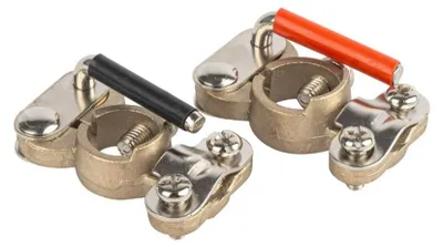 Produktbild von 2x AMiO Batterieklemme Batteriepolklemme 03846 Messing