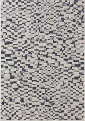 Produktbild von Interiyou In- & Outdoor-Teppich Kano Blau/Weiß A7 200x300 cm