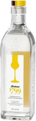 Produktbild von Sutterer Mirabellenbrand 500ml 40% Vol.