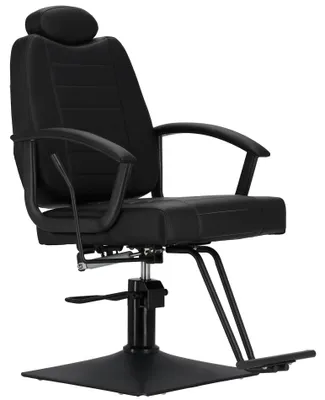 Obrázek produktu pro Kadeřnické křeslo Blau hydraulické otočné do kadeřnického salonu chromovaná opěrka nohou kadeřnické křeslo