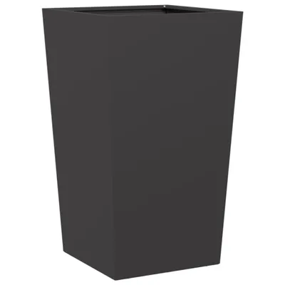 Immagine prodotto di vidaXL Fioriera nera 45x45x75 cm in acciaio