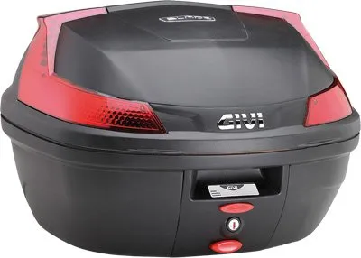 Produktbild von Topcase GiVi B37 BLADE Monolock® mit Platte schwarz matt / Max Zuladung 3 kg