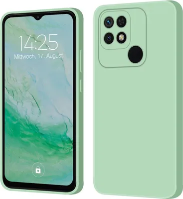 Produktbild von Hülle für Xiaomi Redmi 10C Case Cover Bumper Silikon Softgrip Schutzhülle Farbe: Türkis