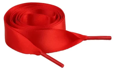 schnuersenkel satin rot