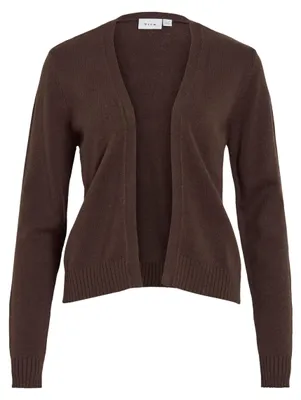 Produktbild von VILA Kurze Feinstrick Cardigan Stretch Basic Jacke ohne Verschluss VIRIL Größe: M