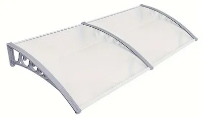 Obrázek produktu pro Luifel – Krytí nad vchodem – Stříška nad dveřmi – Kryt – Sluneční clona – Transparentní polykarbonátová střecha