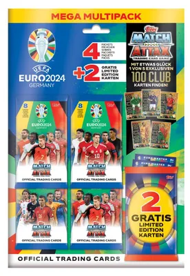 Immagine prodotto di Partita UEFA EURO 2024 Attax Club 100 Mega Multipack